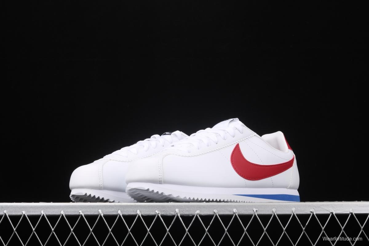 NIKE Roshe QS Agan evergreen classic white-and-red leather soft foam shoes 807471-103