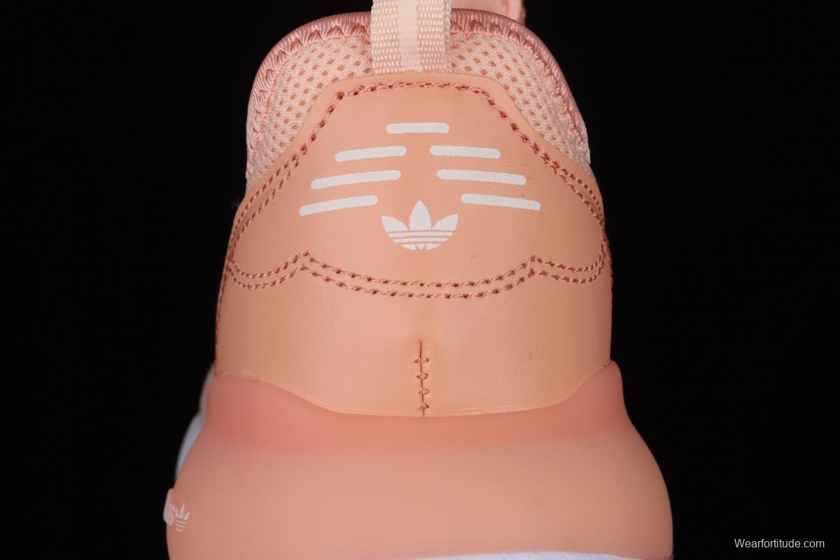 Kids Adidas ZX 2K FW2361 clover is light and breathable in summer Kids