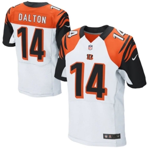 Men's Andy Dalton White Player Elite Team Jersey