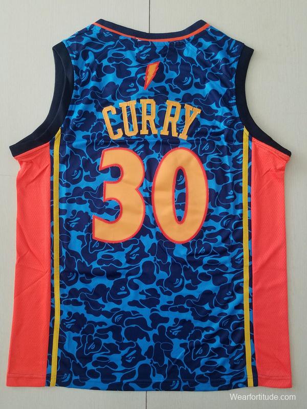 Men's Stephen Curry Fashion Edition Basketball Jersey