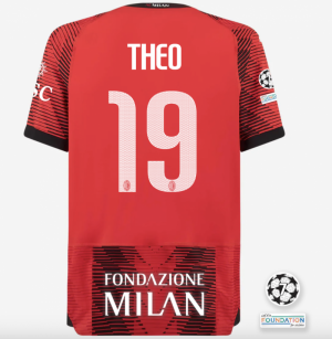AC MILAN 2023/24 HOME STORE UCL VERSION THEO